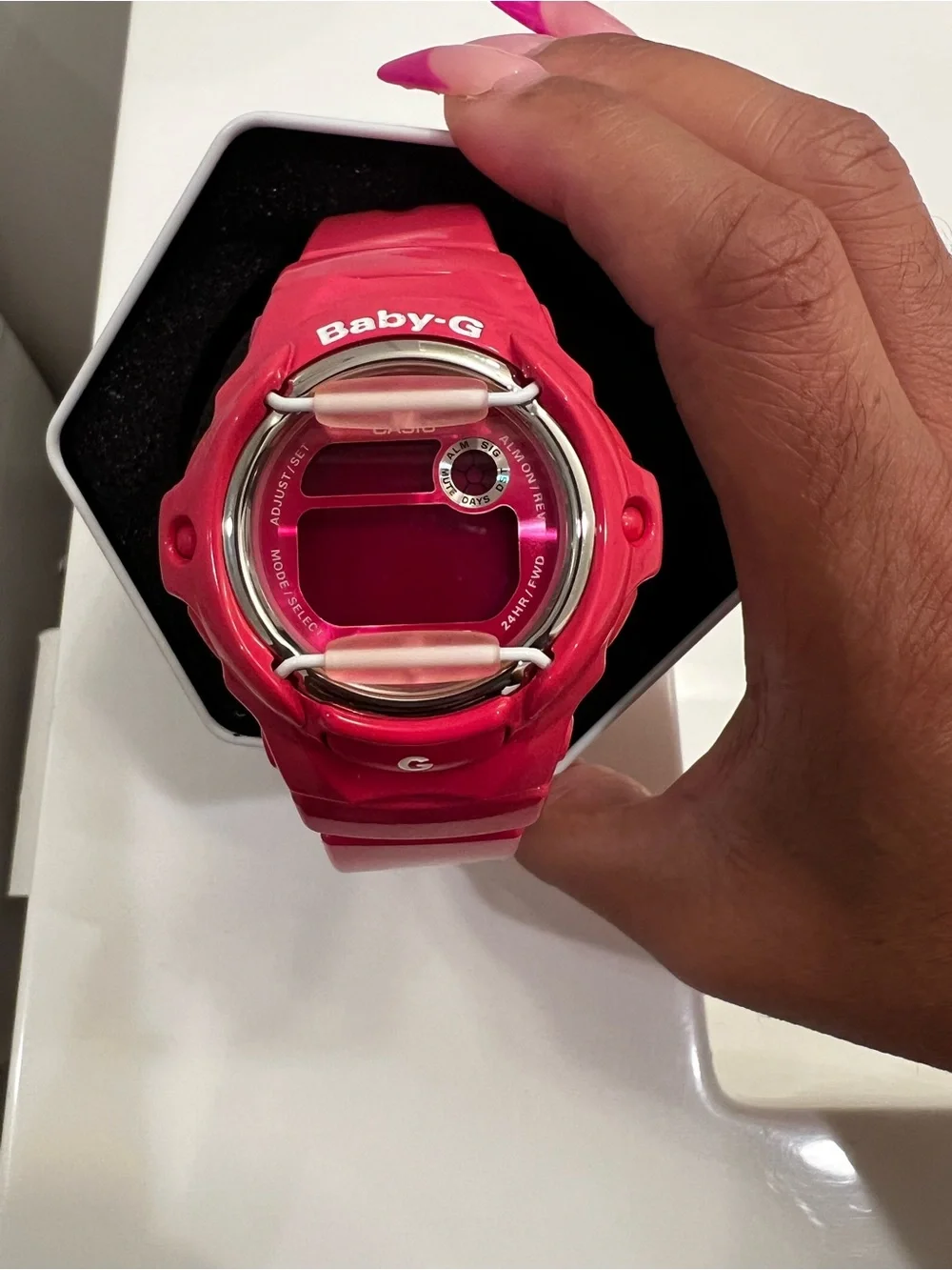Casio Baby-G Bright Pink Digital Sports Watch